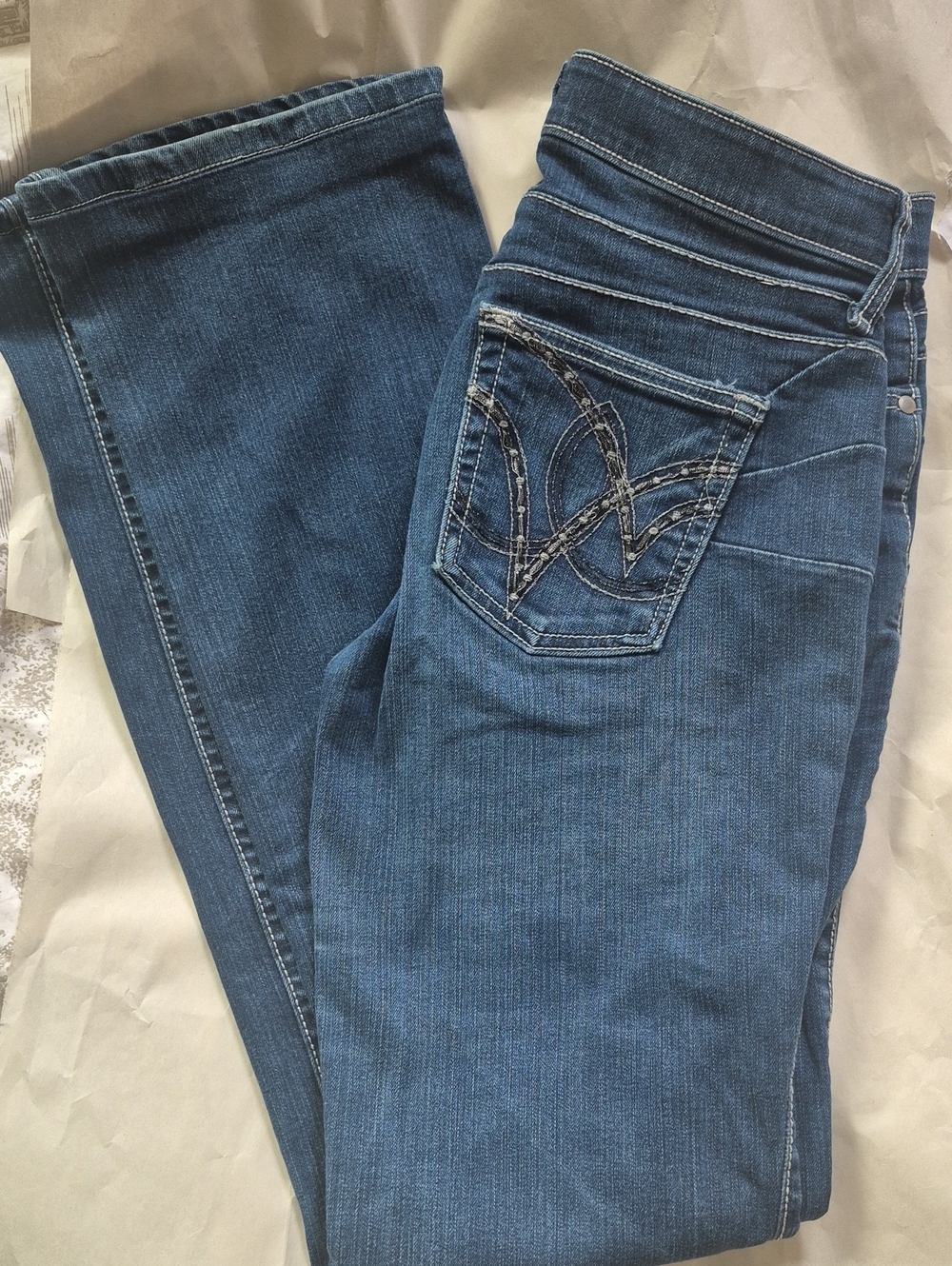 NWOT! Wrangler Q Baby Jeans Size 5/6x36